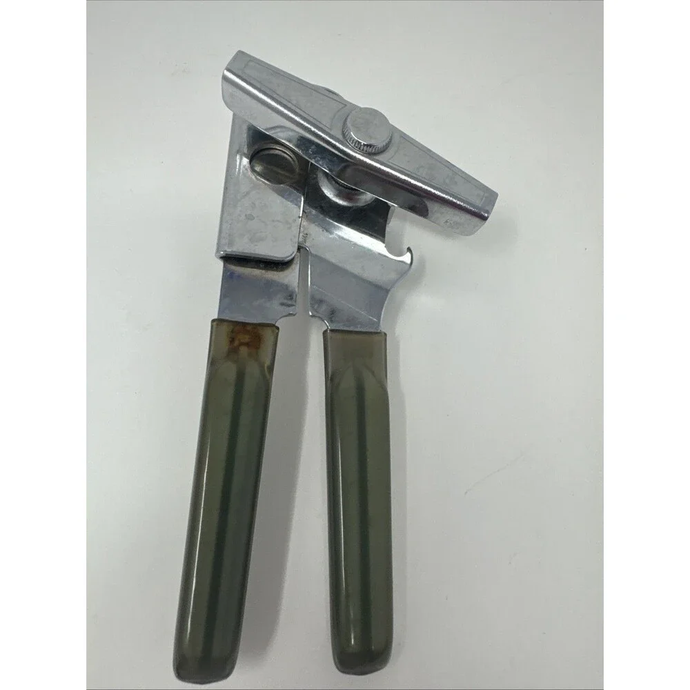 Vintage SWING-A-WAY Swing Away Manual Can Opener w Bottle Opener Soft Handle USA